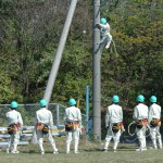 新入社員昇柱訓練