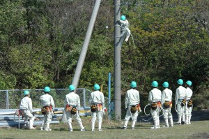 新入社員昇柱訓練