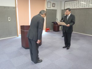 税務署長から２