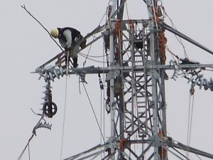 日原線　鉄塔建替工事